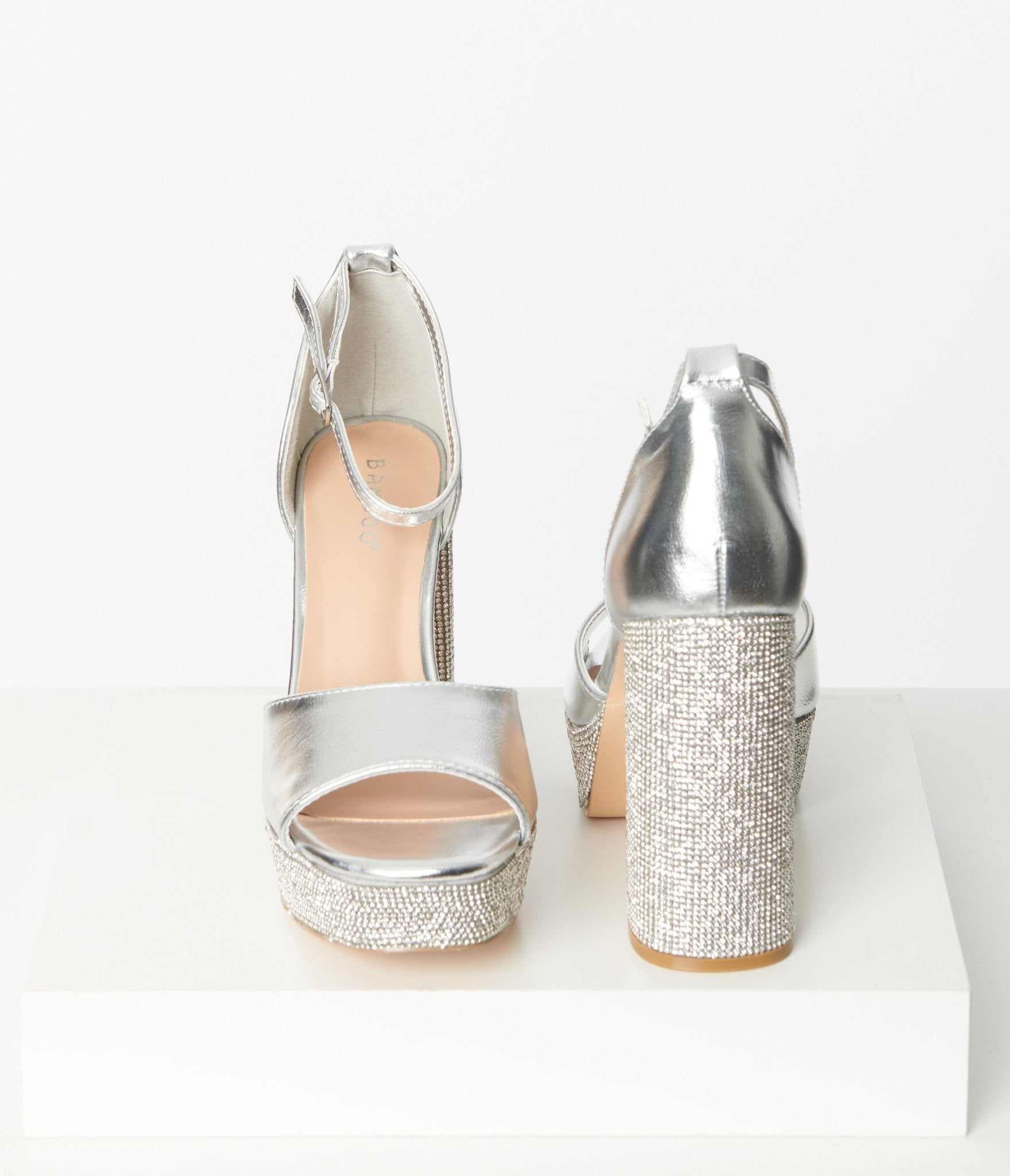Online Shopping Stiletto Sparkly Ankle Strap Glitter Pumps Platform 5 inch  High Heel Wedding Shoes 2020010893 - Ricici.com