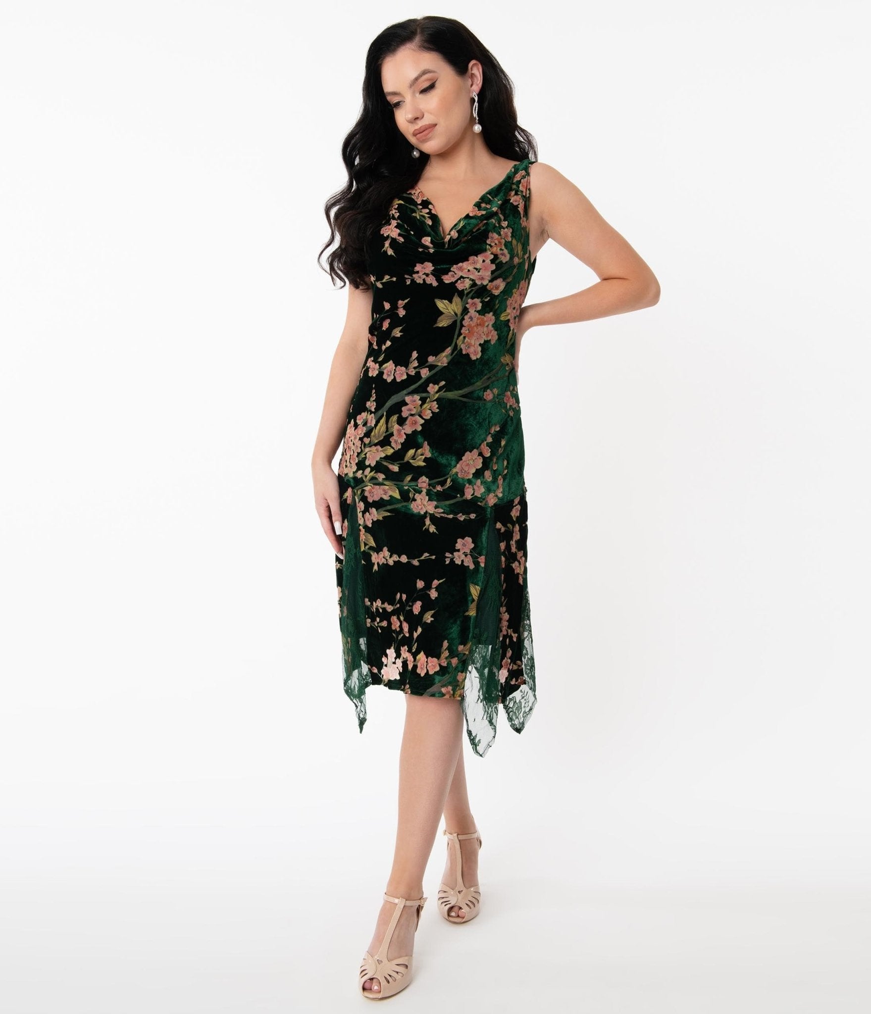 Emerald Green Flapper Dress