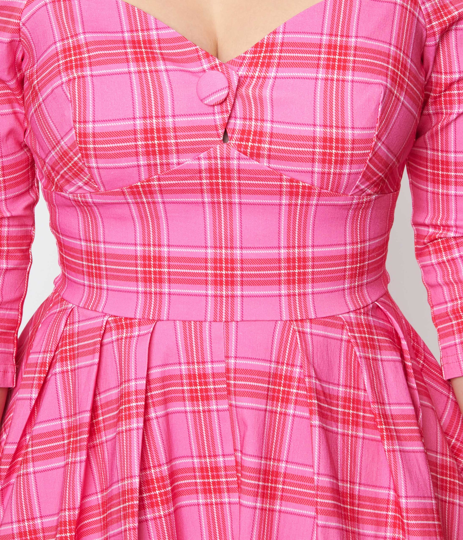Pink Gingham Dress Women Summer Dress Pink Checker Vintage Dress 70s Dress  Retro Dress Sundress Pin up Dress 50s Dress Pink Bridesmaid Dress -   Denmark
