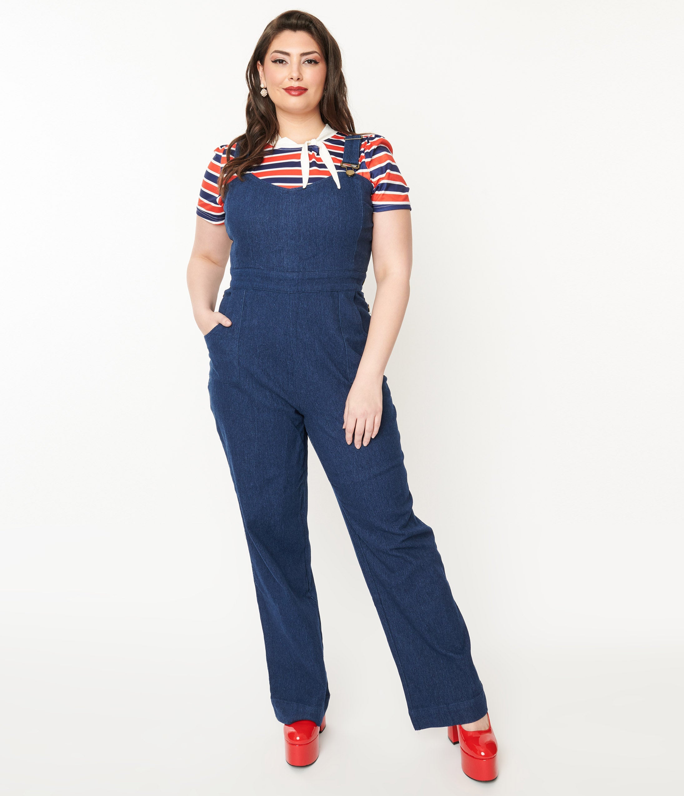  Retro Skinny Jeans for Women High Waist Flare Pants Suspender  Pants Denim Overalls,L : Clothing, Shoes & Jewelry