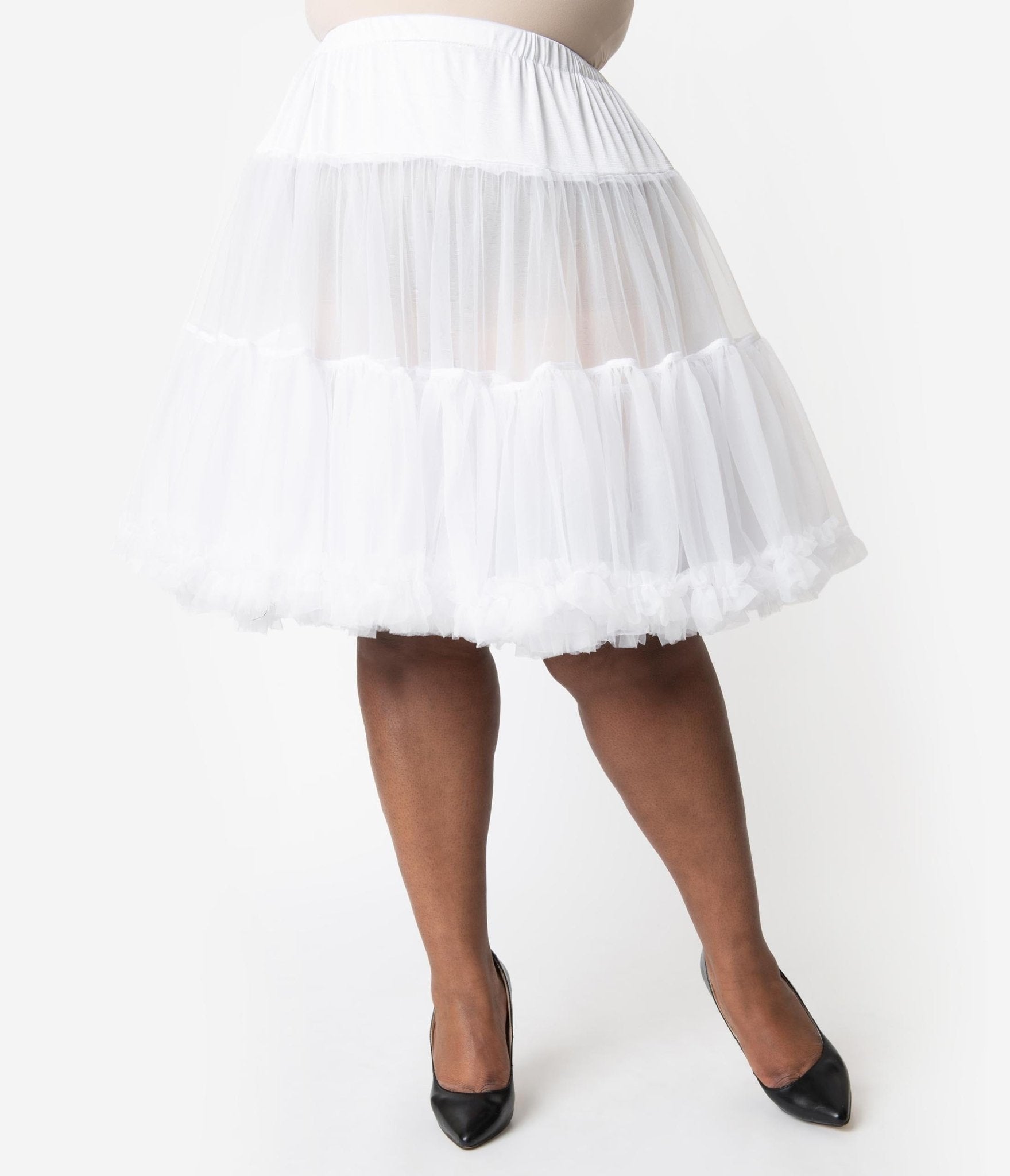 Plus Size Knee Length Petticoat Online