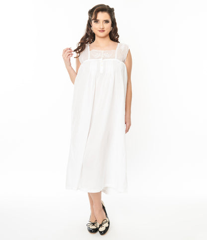 White Mary Nightgown – Unique Vintage